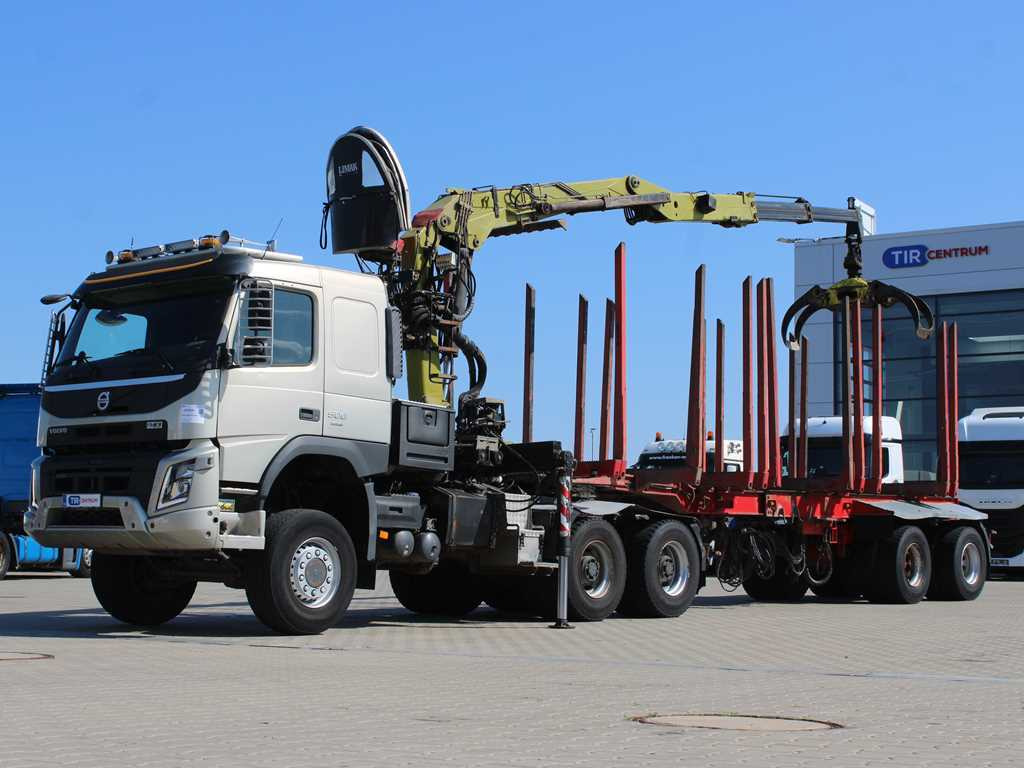 Volvo FMX 500, 6X6, LOGLIFT F265Z95 + DOLL trailer (2007) - Dragbil, Timmertrailer: bild 1 Volvo FMX 500, 6X6, LOGLIFT F265Z95 + DOLL trailer (2007) - Dragbil, Timmertrailer: bild 1