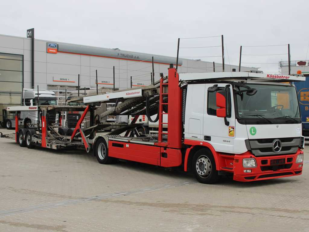 Mercedes-Benz Actros 1844, EURO 5EEV, RETARDER + KÄSSBOHRER METAGO (2006) - Biltransportbil lastbil: bild 3 Mercedes-Benz Actros 1844, EURO 5EEV, RETARDER + KÄSSBOHRER METAGO (2006) - Biltransportbil lastbil: bild 3