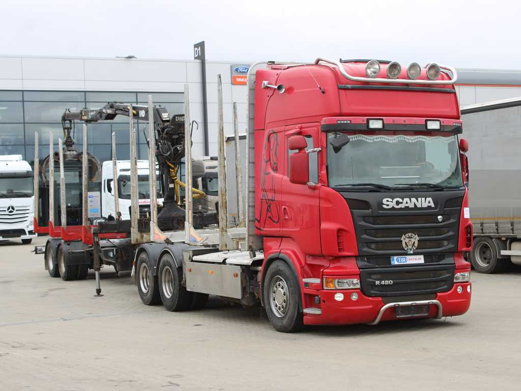 Scania R 480, HYDRAULIC ARM LHO L120Z(78), 6X4 - Timmerbil, Kranbil: bild 3 Scania R 480, HYDRAULIC ARM LHO L120Z(78), 6X4 - Timmerbil, Kranbil: bild 3