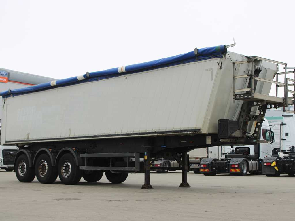 Schmitz SKI 24 SL 10.5, AXLES 9t, 49m³, LIFTING AXLE, ALUMINUM BODY - Tippbil semitrailer: bild 2 Schmitz SKI 24 SL 10.5, AXLES 9t, 49m³, LIFTING AXLE, ALUMINUM BODY - Tippbil semitrailer: bild 2