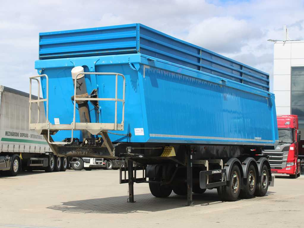Schwarzmüller KIS 3/E, 2X LIFT AXLE, SAF, 46m³ - Tippbil semitrailer: bild 1 Schwarzmüller KIS 3/E, 2X LIFT AXLE, SAF, 46m³ - Tippbil semitrailer: bild 1