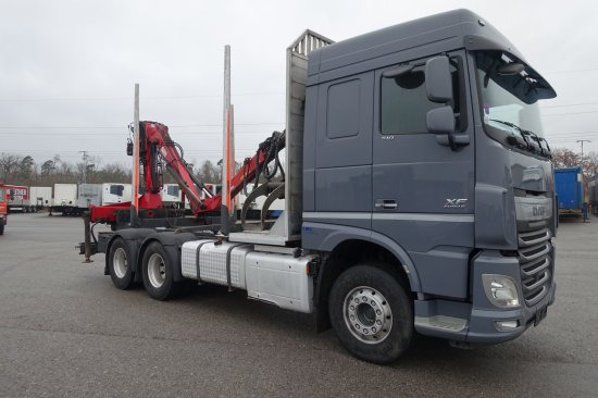 DAF FAT XF 510 mit Penz Ladekran 15Z8.70 inkl. Holzgreifer 6x4 - Timmerbil: bild 3 DAF FAT XF 510 mit Penz Ladekran 15Z8.70 inkl. Holzgreifer 6x4 - Timmerbil: bild 3
