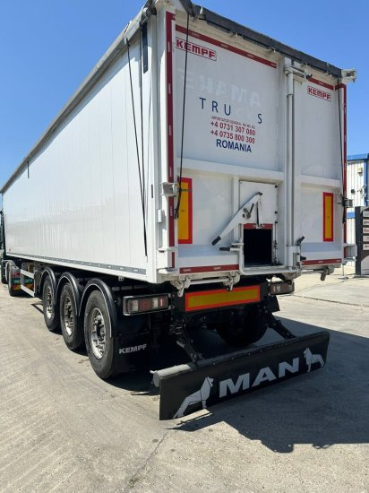 Kempf SKM 39 Alu-Kastenmulde 55m³ Rollplane - Tippbil semitrailer: bild 2 Kempf SKM 39 Alu-Kastenmulde 55m³ Rollplane - Tippbil semitrailer: bild 2