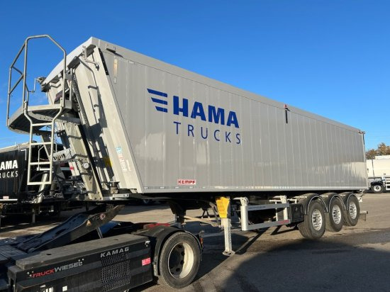 Kempf SKM AK 39 Alu-Kastenmulde 55m³ Rollplane - Tippbil semitrailer: bild 1 Kempf SKM AK 39 Alu-Kastenmulde 55m³ Rollplane - Tippbil semitrailer: bild 1