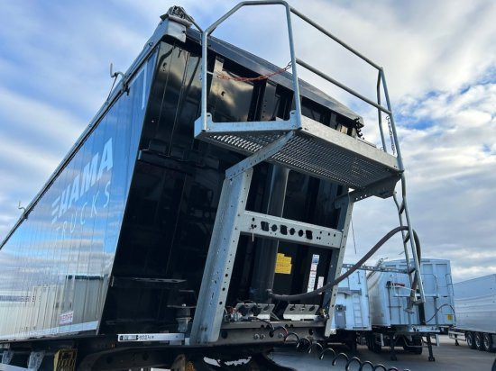 Kempf SKM AK 39 Alu-Kastenmulde 55m³ Rollplane - Tippbil semitrailer: bild 3 Kempf SKM AK 39 Alu-Kastenmulde 55m³ Rollplane - Tippbil semitrailer: bild 3