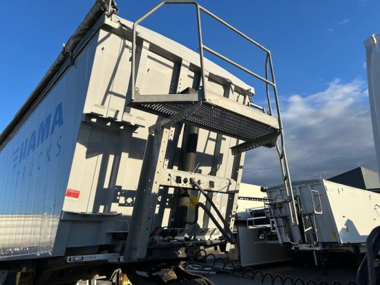 Kempf SKM AK 39 Alu-Kastenmulde 55m³ Rollplane - Tippbil semitrailer: bild 3 Kempf SKM AK 39 Alu-Kastenmulde 55m³ Rollplane - Tippbil semitrailer: bild 3