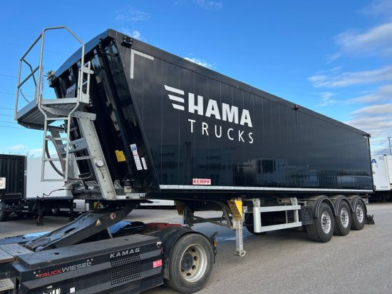 Kempf SKM AK 39 Alu-Kastenmulde 55m³ Rollplane - Tippbil semitrailer: bild 1 Kempf SKM AK 39 Alu-Kastenmulde 55m³ Rollplane - Tippbil semitrailer: bild 1