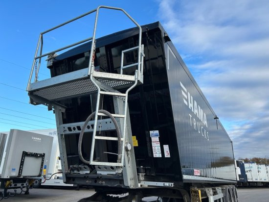 Kempf SKM AK 39 Alu-Kastenmulde 55m³ Rollplane - Tippbil semitrailer: bild 2 Kempf SKM AK 39 Alu-Kastenmulde 55m³ Rollplane - Tippbil semitrailer: bild 2