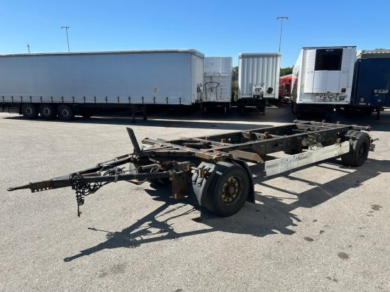 Krone AZW, Maxi BDF-Lafette, BPW-Achsen - Containersläp/ Växelflaksläp: bild 1 Krone AZW, Maxi BDF-Lafette, BPW-Achsen - Containersläp/ Växelflaksläp: bild 1