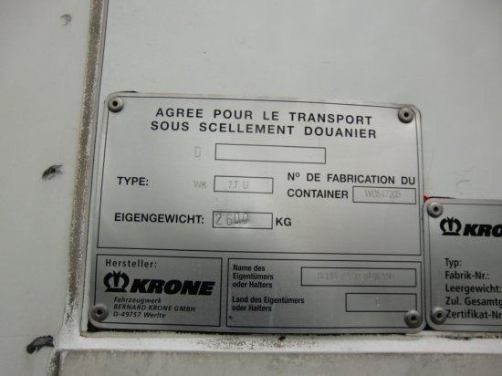 Container hus Krone Wechselpritsche 7,30 Meter Koffer Spezialaufbau, mobiler Messestand: bild 9