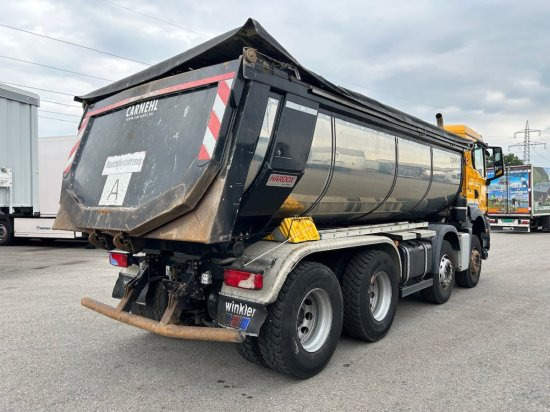 MAN TGS 35.510 8x4 Carnehl Muldenkipper, Thermomulde, Hardox - Tippbil lastbil: bild 3 MAN TGS 35.510 8x4 Carnehl Muldenkipper, Thermomulde, Hardox - Tippbil lastbil: bild 3
