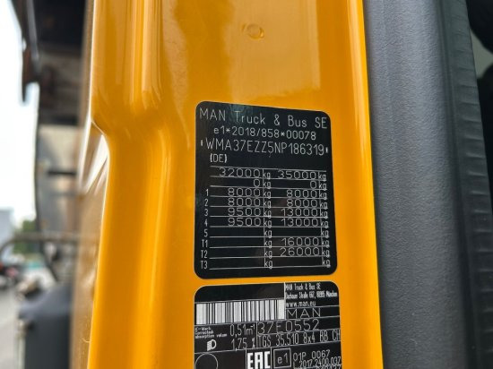 MAN TGS 35.510 8x4 Carnehl Muldenkipper, Thermomulde, Hardox - Tippbil lastbil: bild 5 MAN TGS 35.510 8x4 Carnehl Muldenkipper, Thermomulde, Hardox - Tippbil lastbil: bild 5