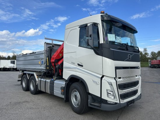 Volvo FH 500 3-Seiten Meiller Kipper mit Palfinger PK22002EH, Retarder, - Tippbil lastbil: bild 3 Volvo FH 500 3-Seiten Meiller Kipper mit Palfinger PK22002EH, Retarder, - Tippbil lastbil: bild 3