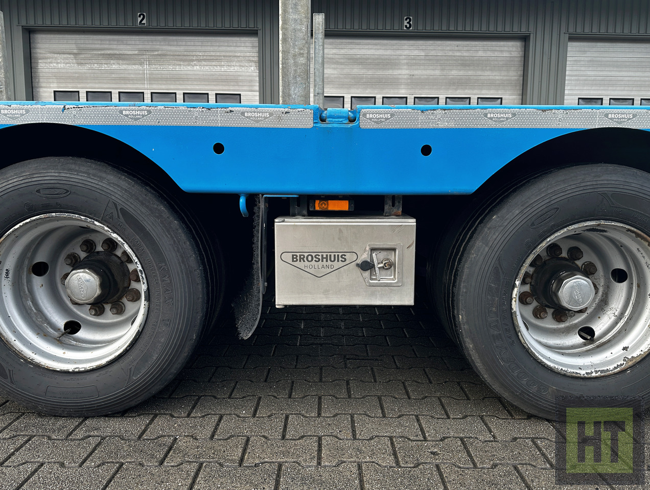 BROSHUIS 4-Achs-Semi mit SL-Air-Achsen nachlaufgelenkt - Låg lastare semitrailer: bild 5 BROSHUIS 4-Achs-Semi mit SL-Air-Achsen nachlaufgelenkt - Låg lastare semitrailer: bild 5