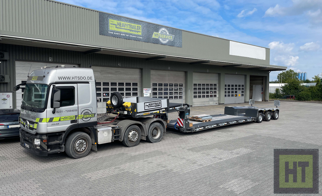 Faymonville 3-Achs-Tiefbett mit Pendelachsen und Bolzen-Laschenkupplung - Låg lastare semitrailer: bild 5 Faymonville 3-Achs-Tiefbett mit Pendelachsen und Bolzen-Laschenkupplung - Låg lastare semitrailer: bild 5