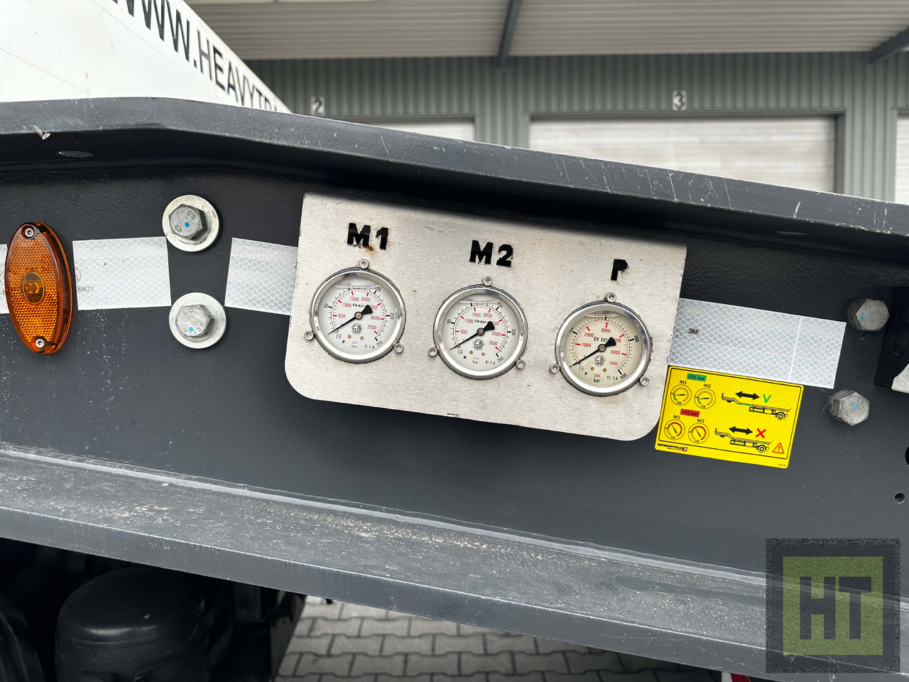 Faymonville 5-Achs-Tele-Semi-Halbachsen-Twinaxle-hydr Rampen - Låg lastare semitrailer: bild 3 Faymonville 5-Achs-Tele-Semi-Halbachsen-Twinaxle-hydr Rampen - Låg lastare semitrailer: bild 3