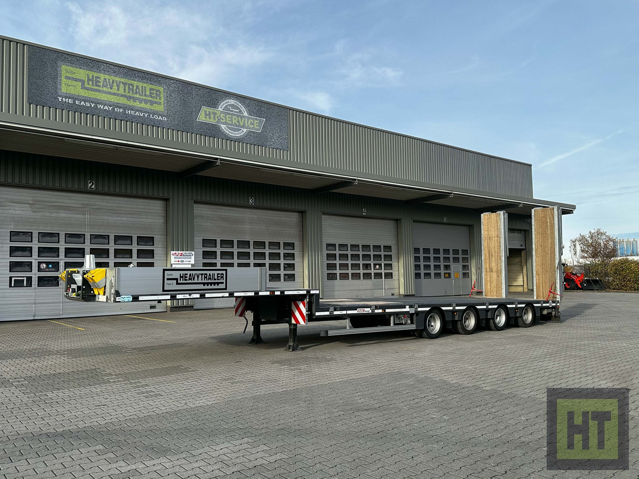 Faymonville MAX Trailer 4-Achs-Mega-Tele-Semi mit Rampen - Låg lastare semitrailer: bild 4 Faymonville MAX Trailer 4-Achs-Mega-Tele-Semi mit Rampen - Låg lastare semitrailer: bild 4