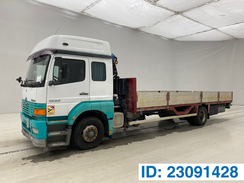 Mercedes-Benz Atego 1828 - Flakbil, Kranbil: bild 1 Mercedes-Benz Atego 1828 - Flakbil, Kranbil: bild 1