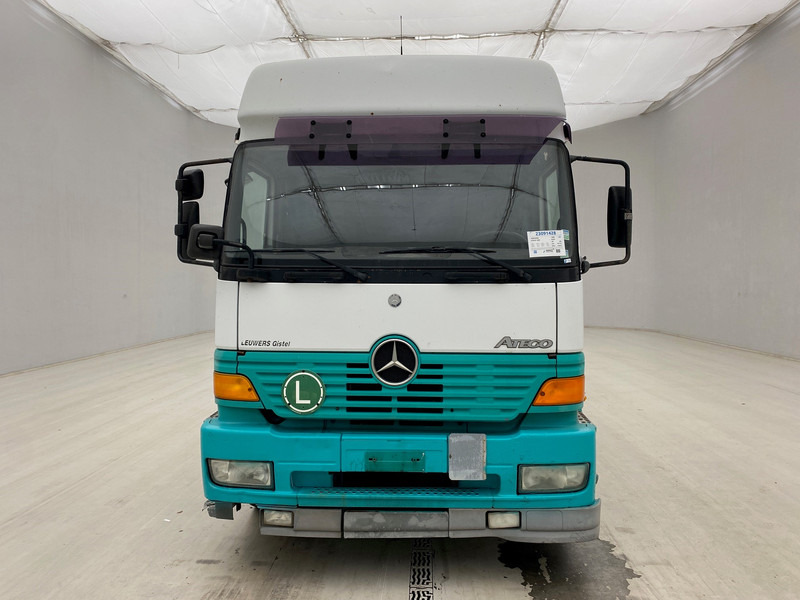 Mercedes-Benz Atego 1828 - Flakbil, Kranbil: bild 2 Mercedes-Benz Atego 1828 - Flakbil, Kranbil: bild 2