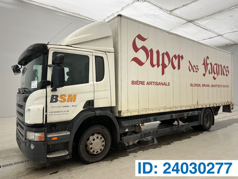 Scania P230 - Lastbil med skåp: bild 1 Scania P230 - Lastbil med skåp: bild 1