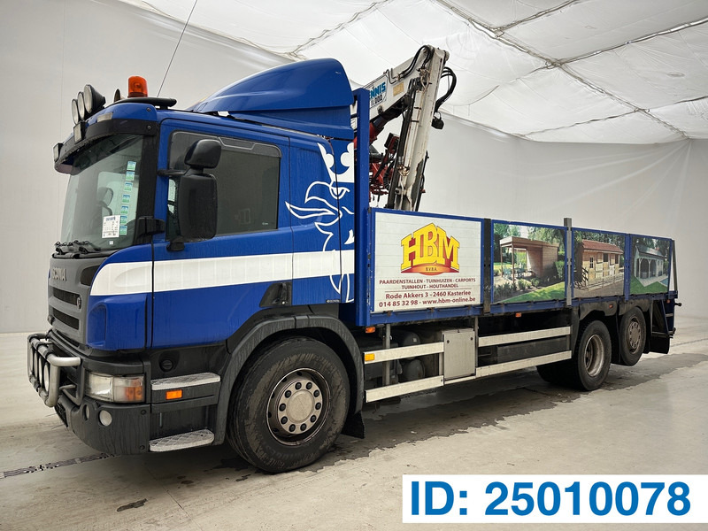 Scania P310 - 6x2 - Flakbil, Kranbil: bild 1 Scania P310 - 6x2 - Flakbil, Kranbil: bild 1