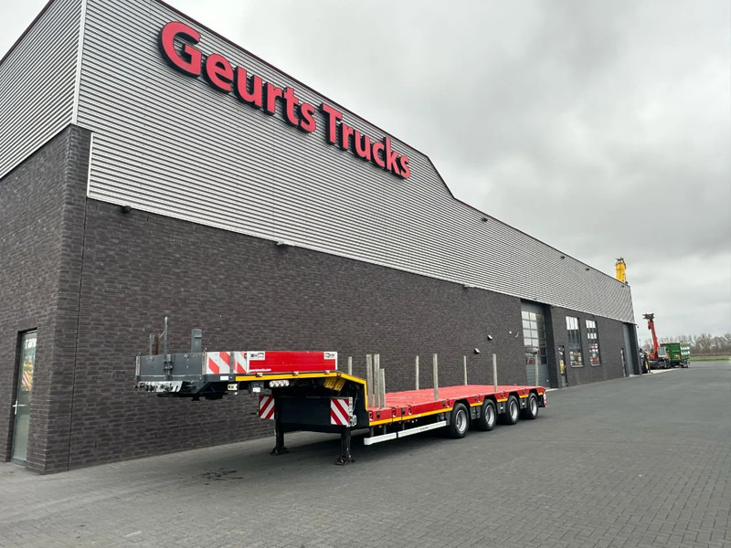 SCHEUERLE EUROAXLE 1T4 4 ASSER UITSCHUIFBARE SEMIE MET 12 TONS HYDRAULICHE EURO ASSEN  HYDRAULICH GESTUURD SEMI-DIEPLADER / TIEFLADER / LO - Låg lastare semitrailer: bild 2 SCHEUERLE EUROAXLE 1T4 4 ASSER UITSCHUIFBARE SEMIE MET 12 TONS HYDRAULICHE EURO ASSEN  HYDRAULICH GESTUURD SEMI-DIEPLADER / TIEFLADER / LO - Låg lastare semitrailer: bild 2
