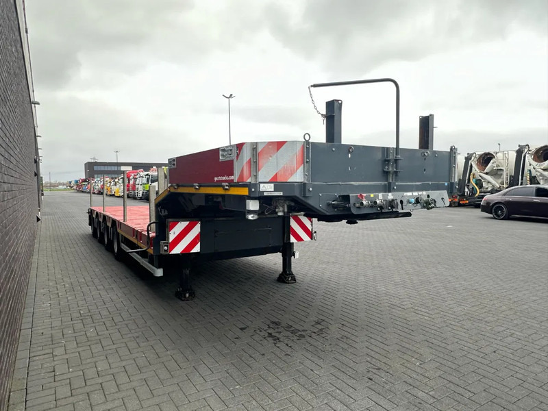 SCHEUERLE EUROAXLE 1T4 4 ASSER UITSCHUIFBARE SEMIE MET 12 TONS HYDRAULICHE EURO ASSEN  HYDRAULICH GESTUURD SEMI-DIEPLADER / TIEFLADER / LO - Låg lastare semitrailer: bild 5 SCHEUERLE EUROAXLE 1T4 4 ASSER UITSCHUIFBARE SEMIE MET 12 TONS HYDRAULICHE EURO ASSEN  HYDRAULICH GESTUURD SEMI-DIEPLADER / TIEFLADER / LO - Låg lastare semitrailer: bild 5