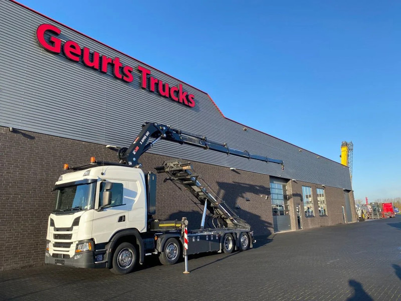 Scania G500 NGS 8X2 MET 3 ZIJDIGE KABELSYSTEEM + HIAB 362 EP-5 KRAAN/KRAN/CRANE/GRUA - Lastbil med kabelsystem, Kranbil: bild 2 Scania G500 NGS 8X2 MET 3 ZIJDIGE KABELSYSTEEM + HIAB 362 EP-5 KRAAN/KRAN/CRANE/GRUA - Lastbil med kabelsystem, Kranbil: bild 2