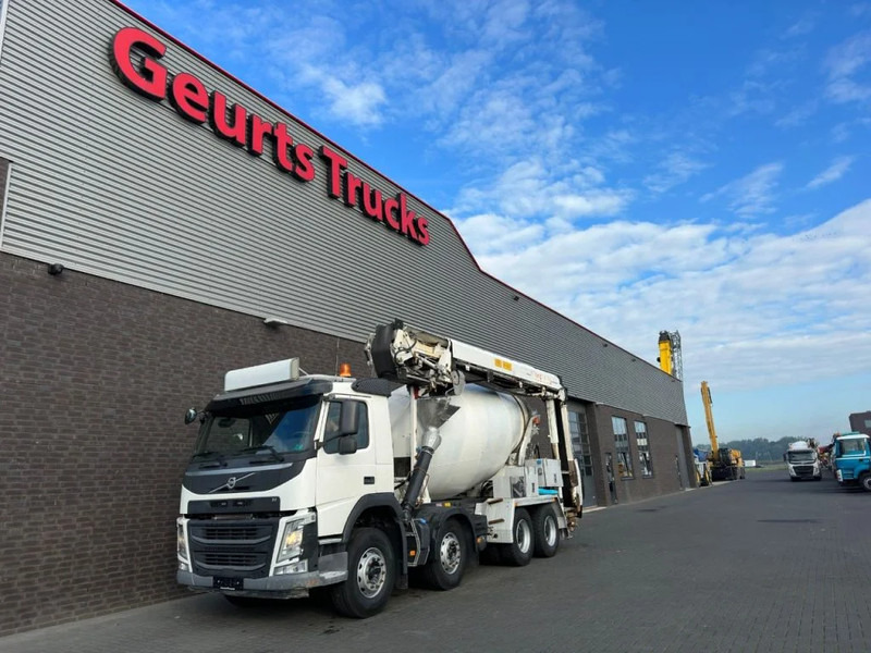 Volvo FM 410 8X4 + STETTER 9 M3 MIXER/MISCHER + THEAM 15 M TRANSPORTBAND/BELT - Betongbil: bild 2 Volvo FM 410 8X4 + STETTER 9 M3 MIXER/MISCHER + THEAM 15 M TRANSPORTBAND/BELT - Betongbil: bild 2