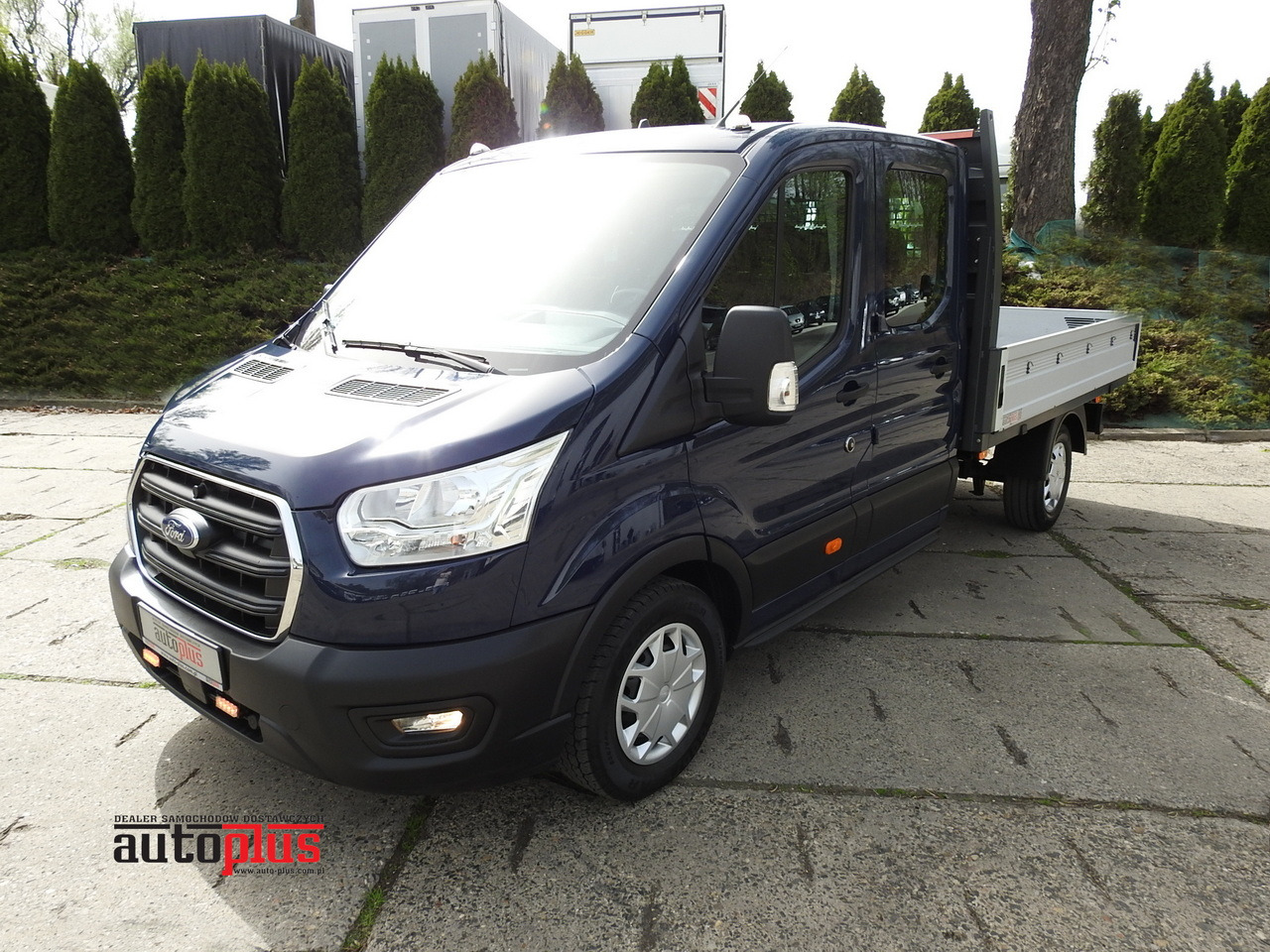 FORD TRANSIT STAKE BODY DOUBLE CABIN DOKA 7 SEATS CRUISE CONTROL AIR CONDITIONING LED LIGHTS 130HP - Dubbelhytt transportbil: bild 1 FORD TRANSIT STAKE BODY DOUBLE CABIN DOKA 7 SEATS CRUISE CONTROL AIR CONDITIONING LED LIGHTS 130HP - Dubbelhytt transportbil: bild 1
