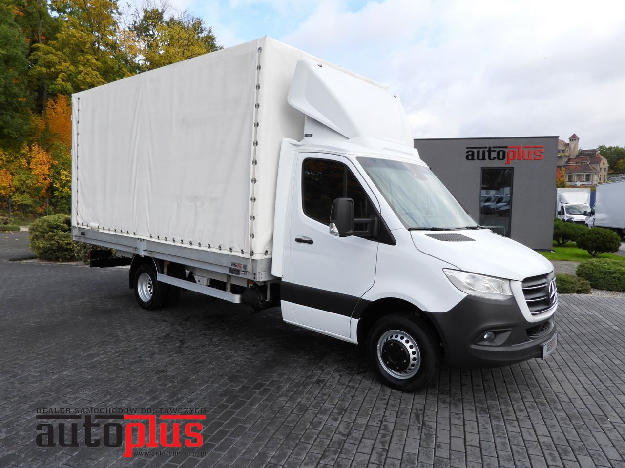 MERCEDES SPRINTER 316 TARPAULIN 10 PALLETS TWIN WHEELS AIR CONDITIONING 165HP - Transportbil med kapell: bild 1 MERCEDES SPRINTER 316 TARPAULIN 10 PALLETS TWIN WHEELS AIR CONDITIONING 165HP - Transportbil med kapell: bild 1