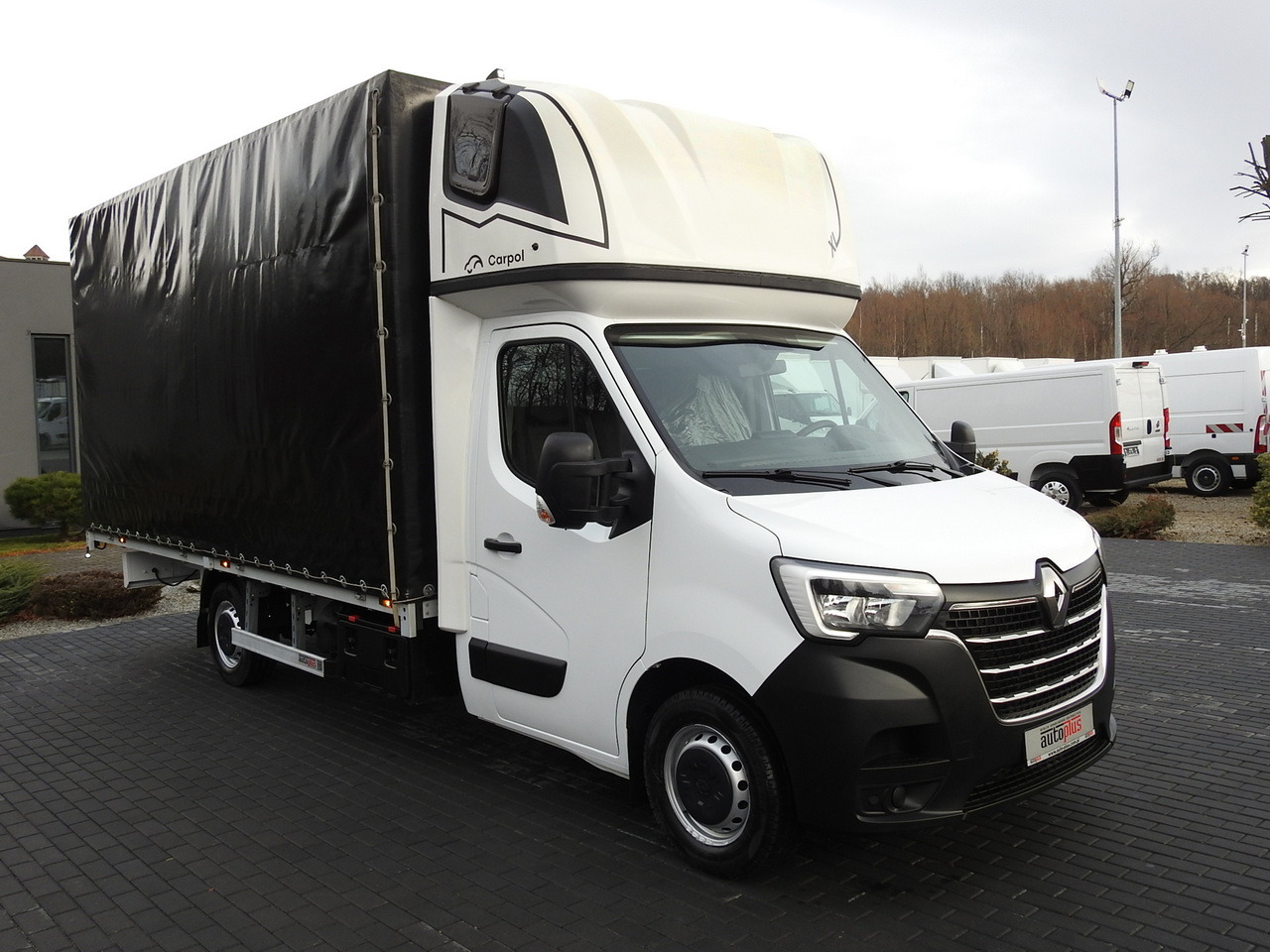 RENAULT MASTER TARPAULIN 10 PALLETS WEBASTO CRUISE CONTROL AIR CONDITIONING LED LIGHTS PNEUMATICS 165HP - Transportbil med kapell: bild 4 RENAULT MASTER TARPAULIN 10 PALLETS WEBASTO CRUISE CONTROL AIR CONDITIONING LED LIGHTS PNEUMATICS 165HP - Transportbil med kapell: bild 4