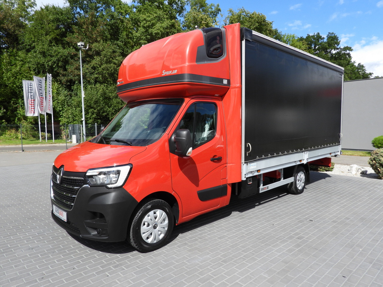 Transportbil med kapell RENAULT MASTER TARPAULIN 10 PALLETS WEBASTO CRUISE CONTROL LED LIGHTS AIR CONDITIONING  165HP: bild 6