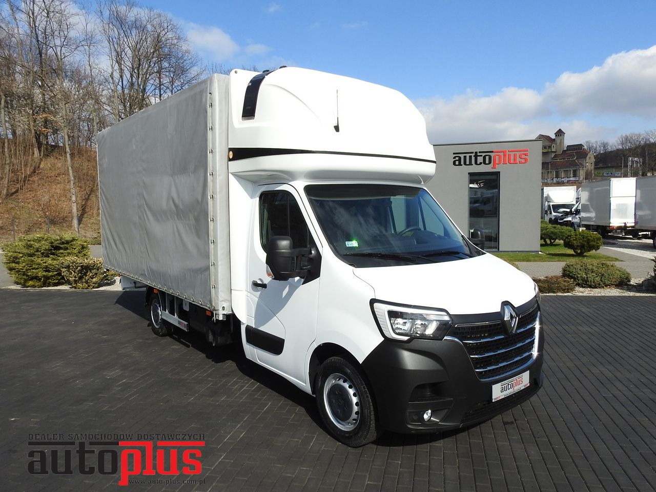 RENAULT MASTER TARPAULIN 10 PALLETS WEBASTO CRUISE CONTROL LED LIGHTS PNEUMATICS AIR CONDITIONING 165HP - Transportbil med kapell: bild 1 RENAULT MASTER TARPAULIN 10 PALLETS WEBASTO CRUISE CONTROL LED LIGHTS PNEUMATICS AIR CONDITIONING 165HP - Transportbil med kapell: bild 1