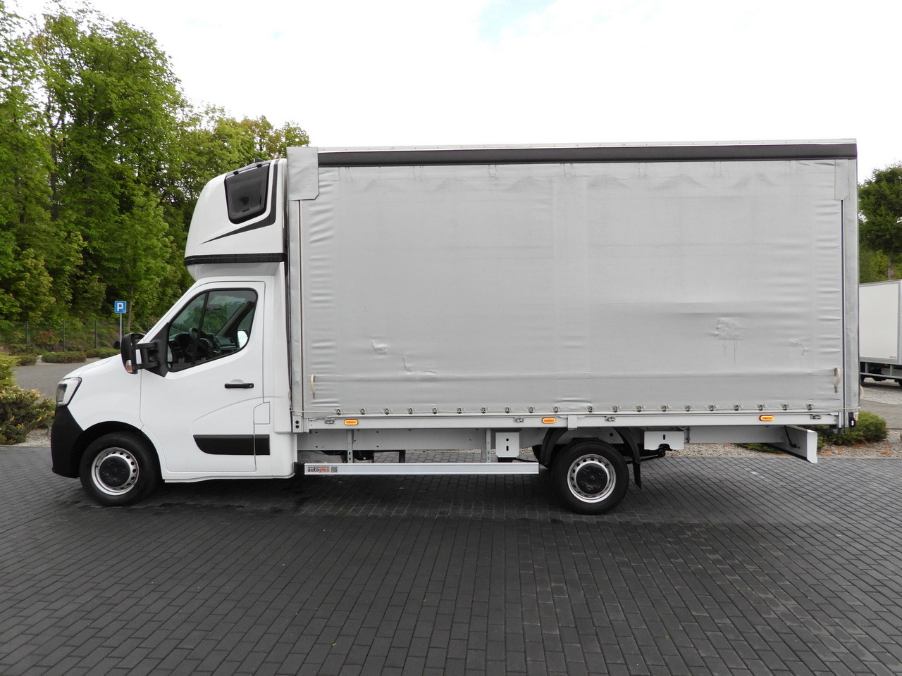 Transportbil med kapell RENAULT MASTER  TARPAULIN 10 PALLETS WEBASTO CRUISE CONTROL LED LIGHTS PNEUMATICS AIR CONDITIONING  165HP: bild 9