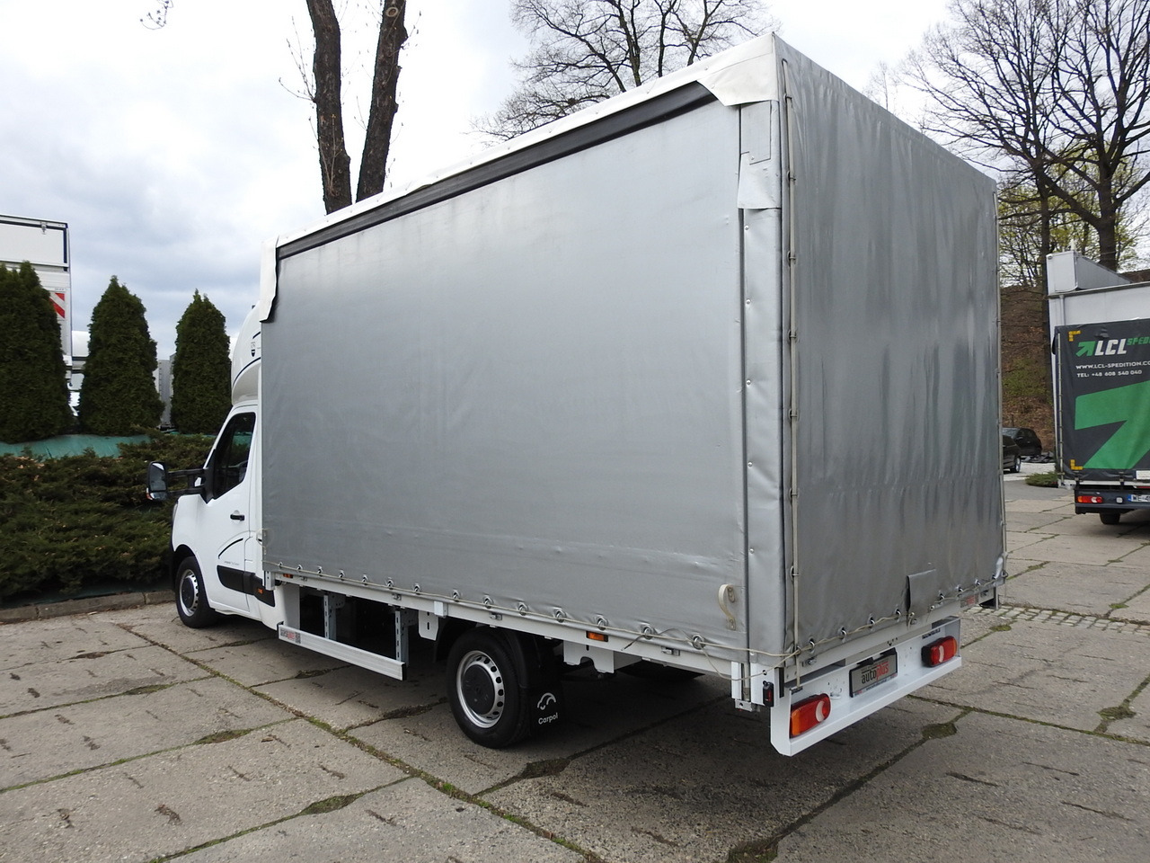 Transportbil med kapell RENAULT MASTER TARPAULIN 10 PALLETS WEBASTO CRUISE CONTROL NAVIGATION AIR CONDITIONING LED LIGHTS PNEUMATICS  165HP: bild 10