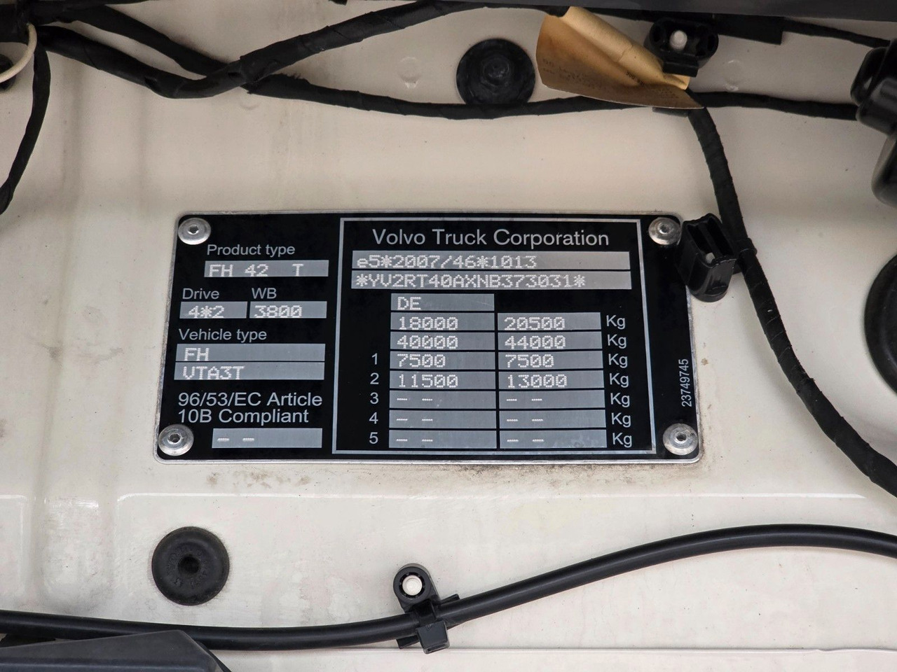Dragbil Volvo FH 500 / Retarder / Nebenabtrieb / 6E: bild 25