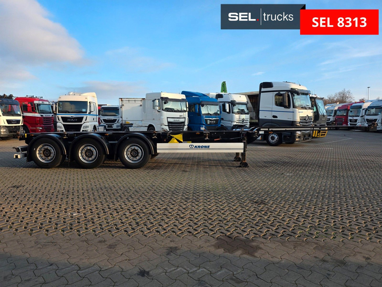 Krone SD / Teleskop / 11.035-12.640 / Liftachse - Containerbil/ Växelflak semitrailer: bild 4 Krone SD / Teleskop / 11.035-12.640 / Liftachse - Containerbil/ Växelflak semitrailer: bild 4