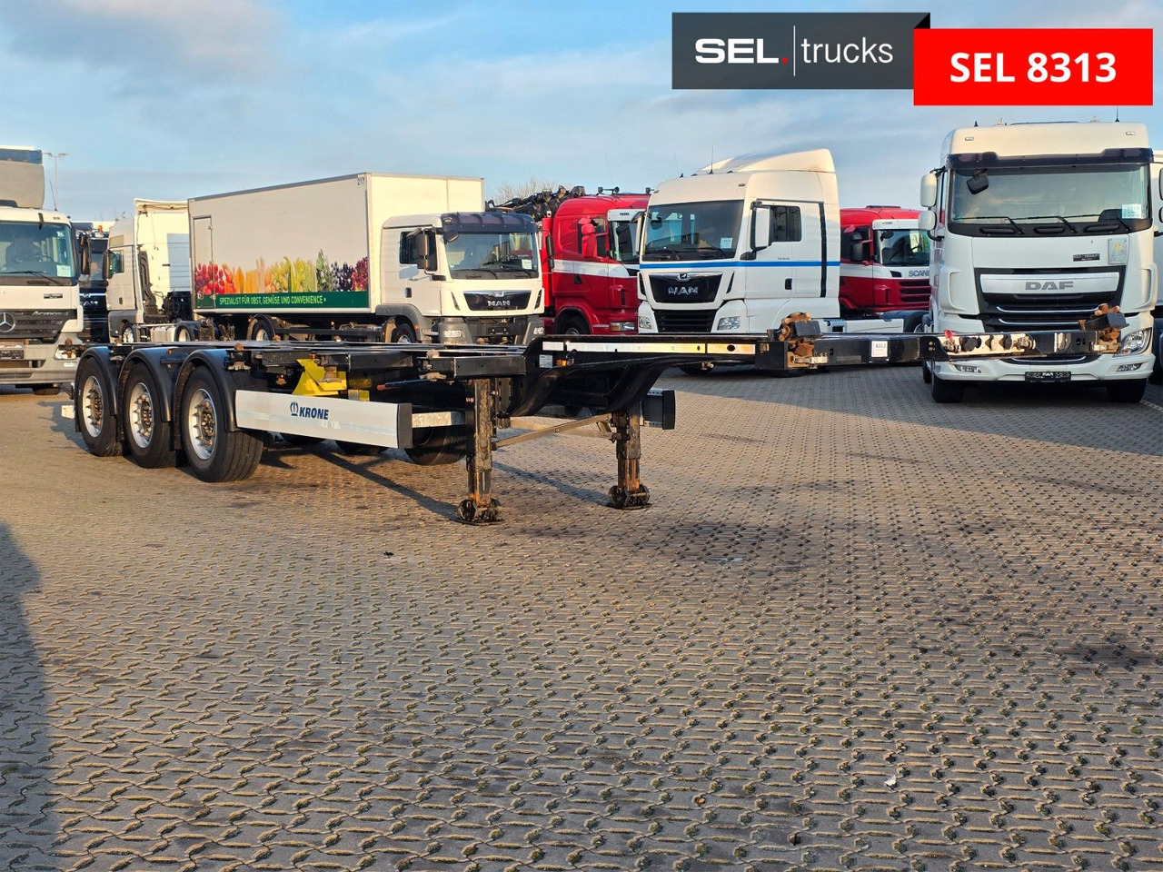 Krone SD / Teleskop / 11.035-12.640 / Liftachse - Containerbil/ Växelflak semitrailer: bild 3 Krone SD / Teleskop / 11.035-12.640 / Liftachse - Containerbil/ Växelflak semitrailer: bild 3