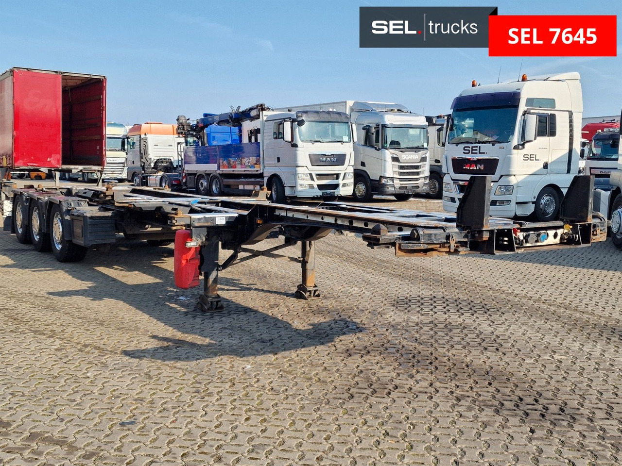 Krone SD / Teleskop / Liftachse - Containerbil/ Växelflak semitrailer: bild 3 Krone SD / Teleskop / Liftachse - Containerbil/ Växelflak semitrailer: bild 3