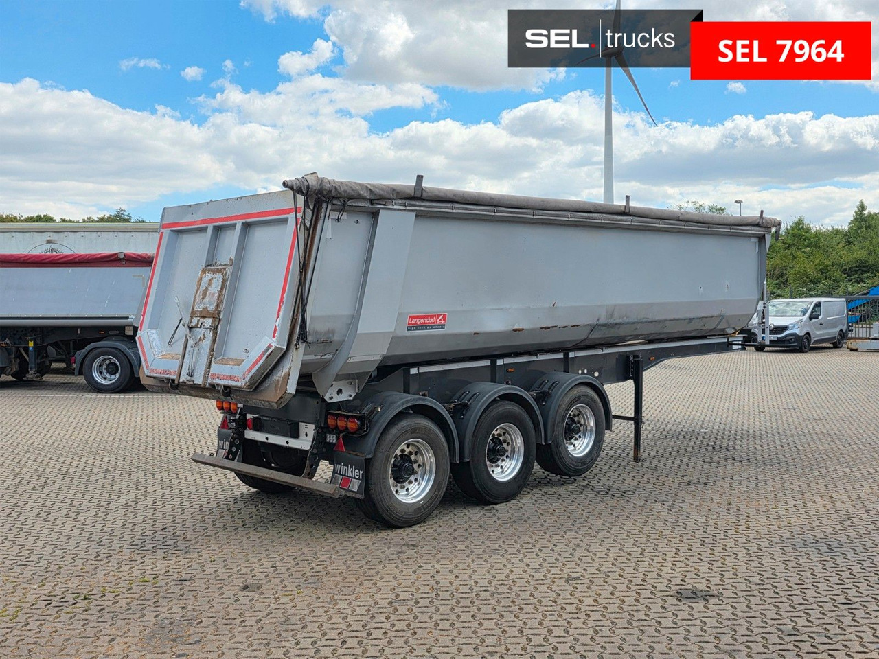 Langendorf SKS-HS 24/30 / Alu-Felgen / Liftachse - Tippbil semitrailer: bild 5 Langendorf SKS-HS 24/30 / Alu-Felgen / Liftachse - Tippbil semitrailer: bild 5