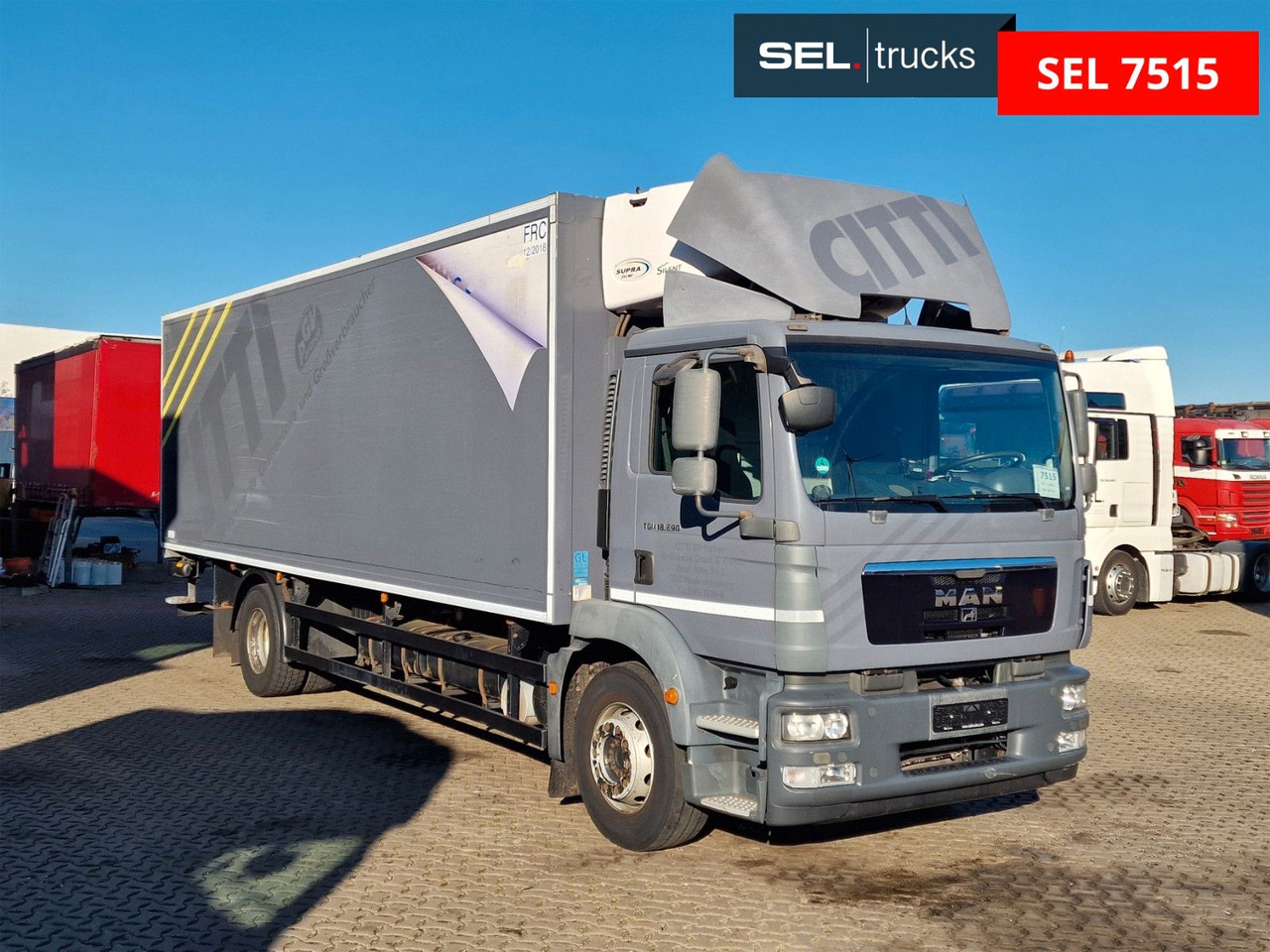 MAN TGM 18.290 4X2 LL / Ladebordwand / 2 Tanks - Kylbil lastbil: bild 3 MAN TGM 18.290 4X2 LL / Ladebordwand / 2 Tanks - Kylbil lastbil: bild 3