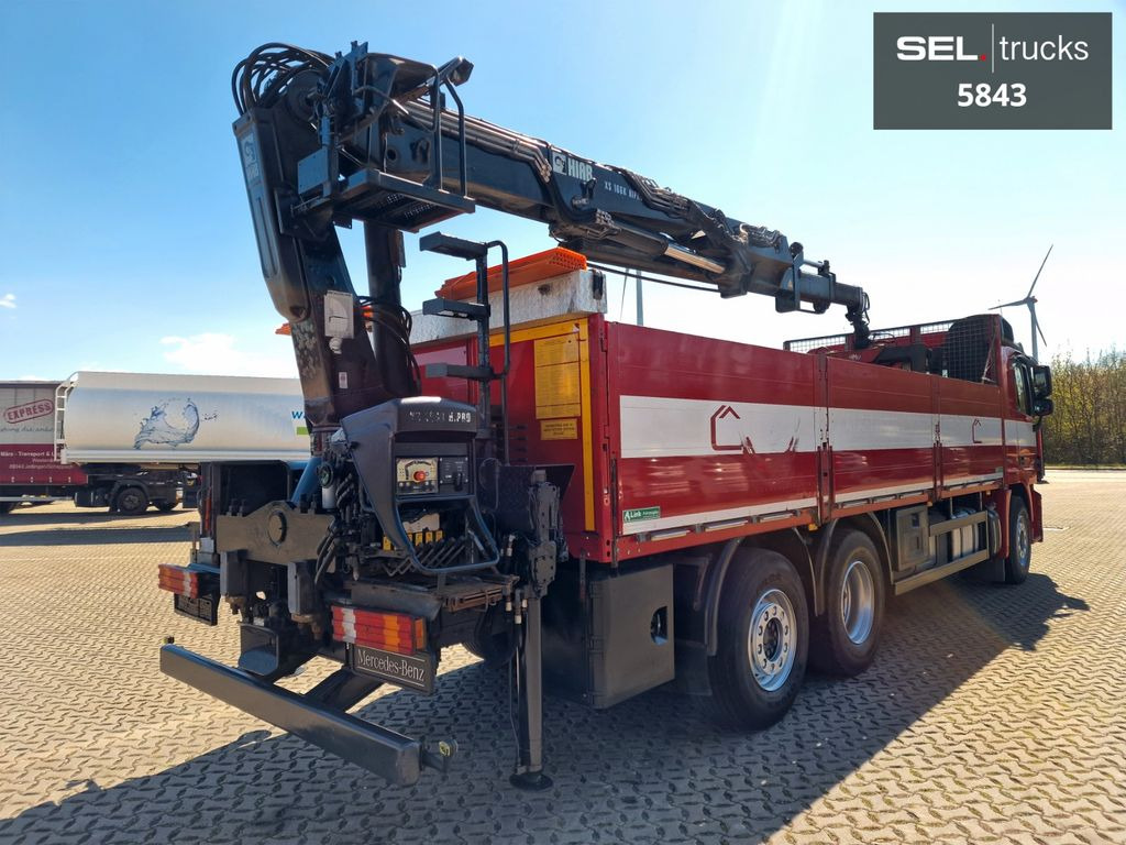 Mercedes-Benz Actros 2546 / HIAB 166K / ADC 4,1t / Lenkachse - Kranbil, Flakbil: bild 5 Mercedes-Benz Actros 2546 / HIAB 166K / ADC 4,1t / Lenkachse - Kranbil, Flakbil: bild 5