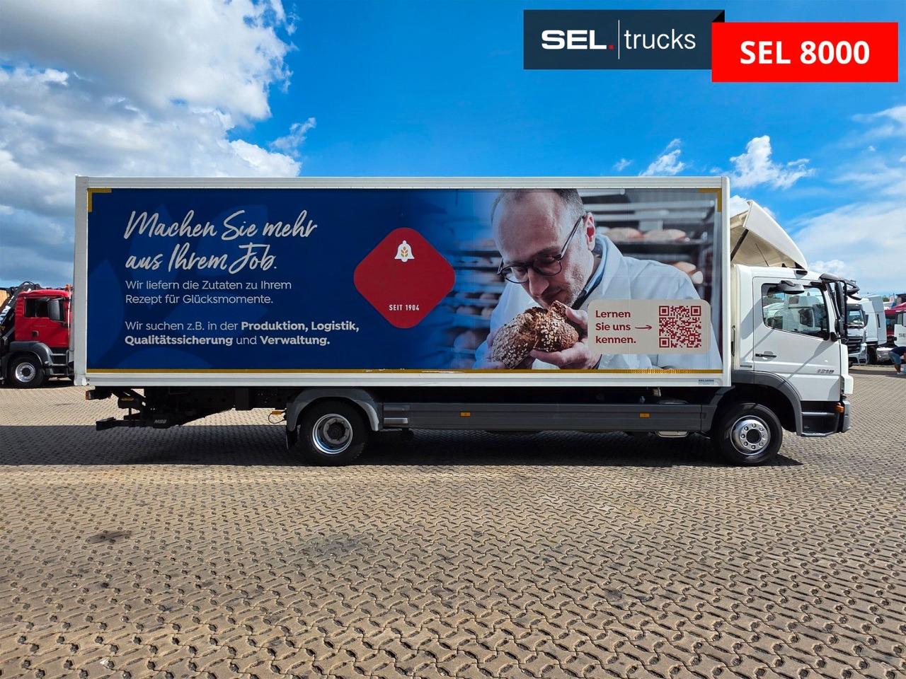 Mercedes-Benz Atego 1218 / Ladebordwand - Lastbil med skåp: bild 4 Mercedes-Benz Atego 1218 / Ladebordwand - Lastbil med skåp: bild 4