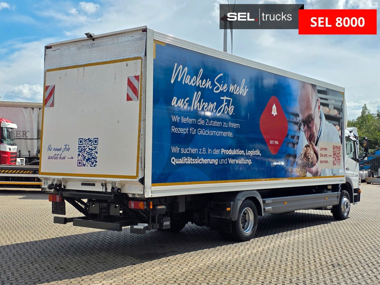 Mercedes-Benz Atego 1218 / Ladebordwand - Lastbil med skåp: bild 5 Mercedes-Benz Atego 1218 / Ladebordwand - Lastbil med skåp: bild 5