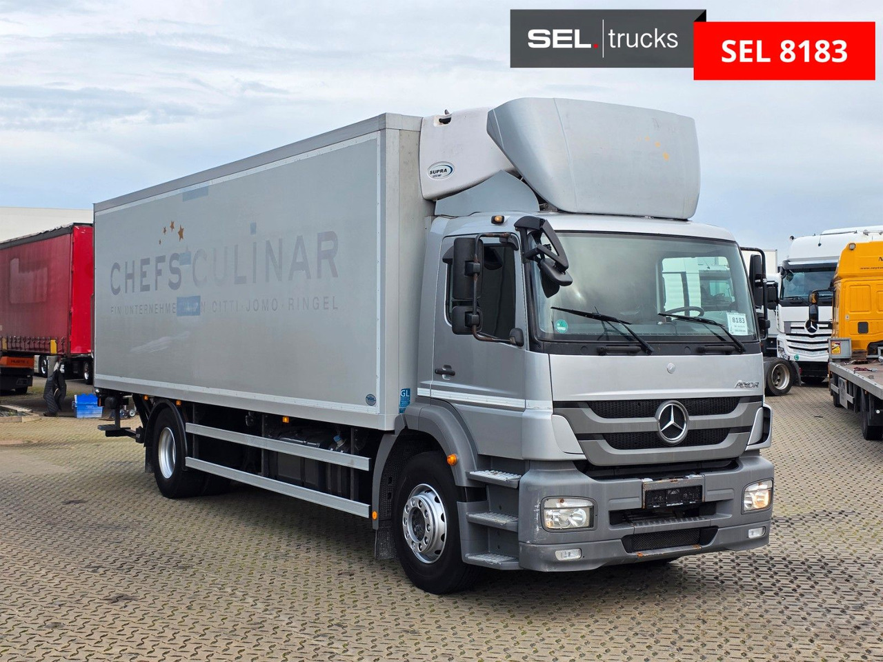 Mercedes-Benz Axor 1826 / Ladebordwand / Carrier Supra 1250 Mt - Kylbil lastbil: bild 3 Mercedes-Benz Axor 1826 / Ladebordwand / Carrier Supra 1250 Mt - Kylbil lastbil: bild 3