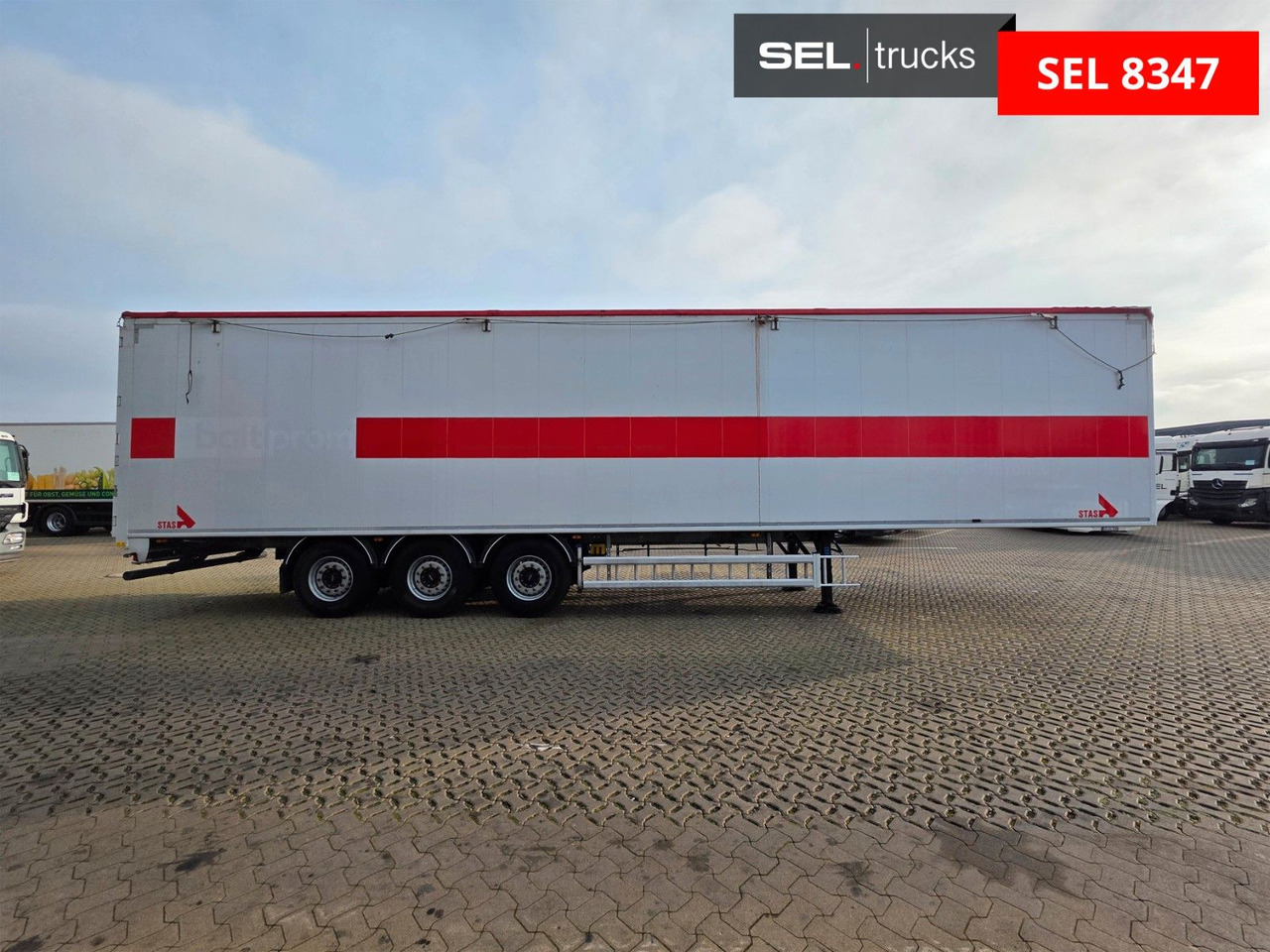Stas S300ZX /ADR Typ EX II, FL, OX, AT / 2 Liftachsen - Moving floor semitrailer: bild 4 Stas S300ZX /ADR Typ EX II, FL, OX, AT / 2 Liftachsen - Moving floor semitrailer: bild 4