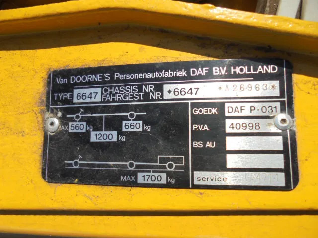 Hatchback/ Halvkombi DAF 66 1300 Marathon: bild 14 Hatchback/ Halvkombi DAF 66 1300 Marathon: bild 14