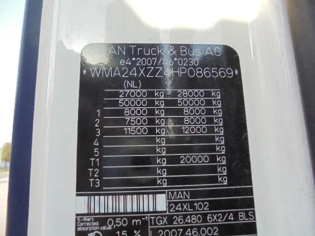 MAN TGX 28.480 6X2 XXL - Dragbil: bild 5 MAN TGX 28.480 6X2 XXL - Dragbil: bild 5