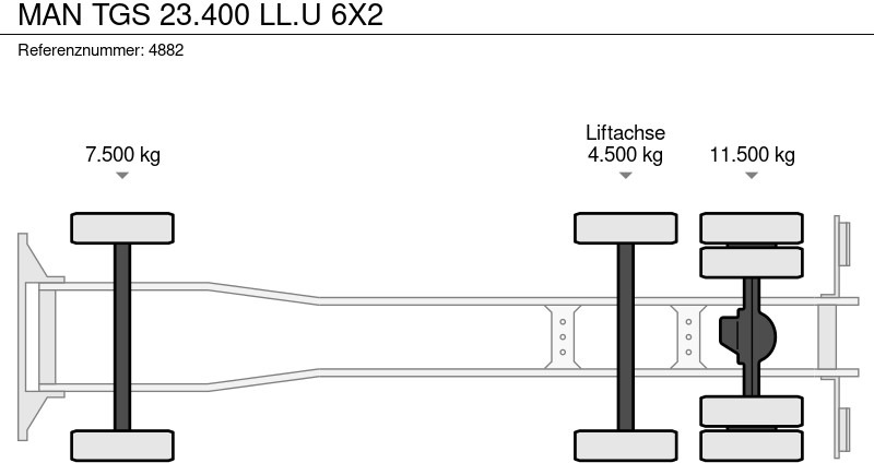 Biltransportbil lastbil MAN TGS 23.400 LL.U 6X2: bild 19 Biltransportbil lastbil MAN TGS 23.400 LL.U 6X2: bild 19